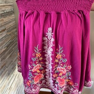 Johnny Was Off-the-Shoulder Top